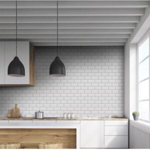 Metro Mid Grey 10 x 20cm Wall Tile - 25 Pack