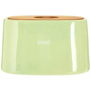 Fletcher Ceramic Bread Crock - Green