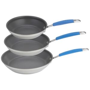 Joe Wicks Quick and Even Induction Non-Stick Stainless Steel Frypans - Set of 3