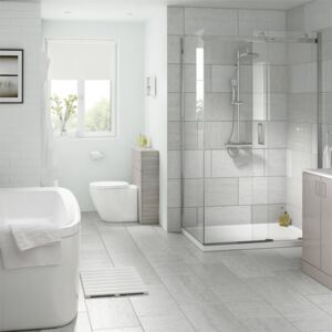 Classico Light Grey Wall and Floor Tile 6 pack