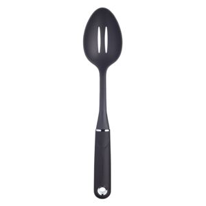 MasterClass Slotted Spoon with Soft Grip Handle, Non Stick Safe Nylon