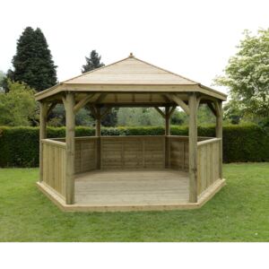 Forest (Installation Included) Timber Roof Gazebo - 4.7m