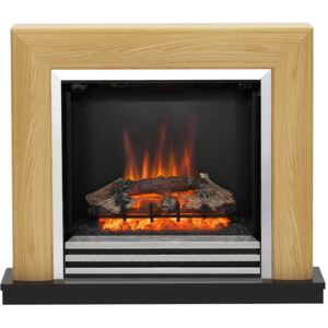 Be Modern Devonshire Electric Fireplace Suite - Natural Oak