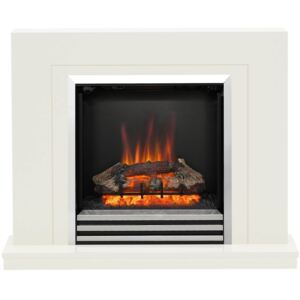 Be Modern Colby Electric Fireplace Suite - Soft White