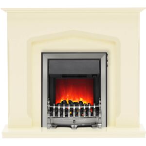 Be Modern Bramwell Electric Fireplace Suite - Marfil Marble