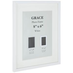 Grace Picture Frame 8 x 6 - White