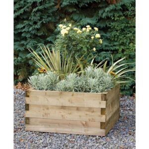 Forest Garden Wooden Caledonian Square Raised Bed