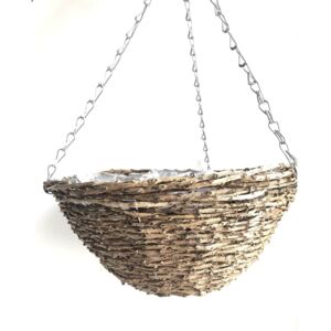Hanging Basket Rattan 35cm