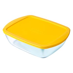 Pyrex Cook & Store Rectangular 3 Piece Food Storage Set - Yellow