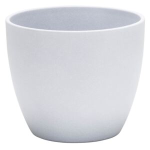 Grey Stone Ceramic Cover Pot 11cm