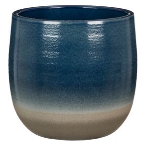 Blue Allure Ceramic Cover Pot 25cm