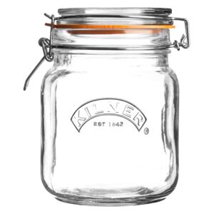 Kilner Clip Top Square Jar - 1L