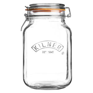 Kilner Clip Top Square Jar - 1.5L