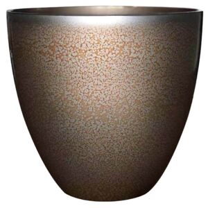 Metallic Glazed Copper Egg Pot 33cm
