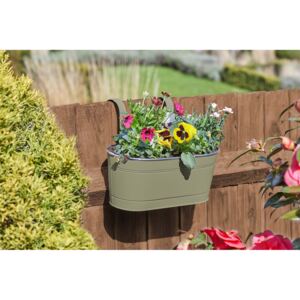 12 Fence and Balcony Hanging Planter - Putty