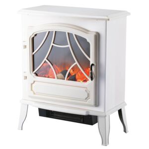 Arlec 2000W Flame Effect Electric Stove Heater - White