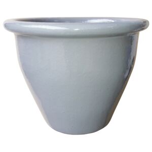 Malay Glazed Grey Pot - 23cm