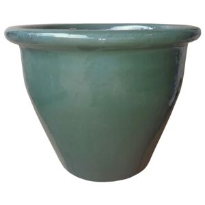 Malay Glazed Green Pot - 19cm