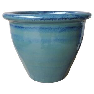 Malay Glazed Turquoise Pot - 23cm