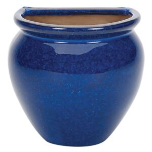 Chiswick Blue Glazed Urn Wall Pot - 29cm