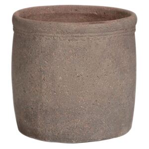 Old Stone Ribbed Cylinder 31cm