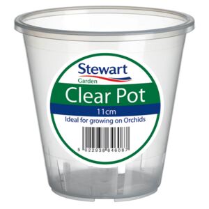 Clear Plastic Pot - 11cm