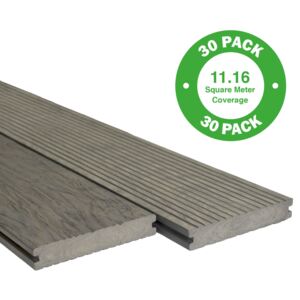 Heritage Composite Decking 30 Pack Driftwood - 11.16 m2