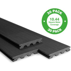 Bridge Board Composite Decking 30 Pack Ebony - 10.44 m2