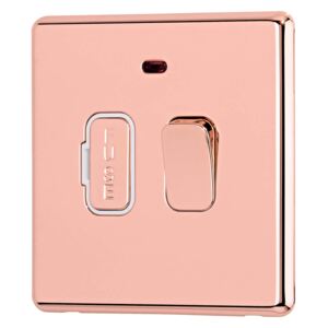 Arlec Fusion 13A Rose Gold Switched fused connection unit