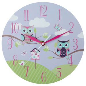 Kids Owl Wall Clock