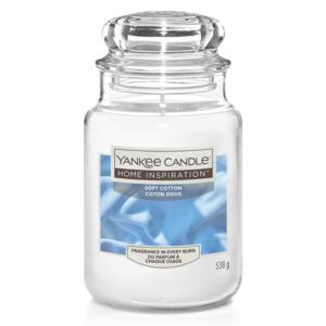 Yankee Candle Home Inspiration Scented Candle - Large Jar - Soft Cotton