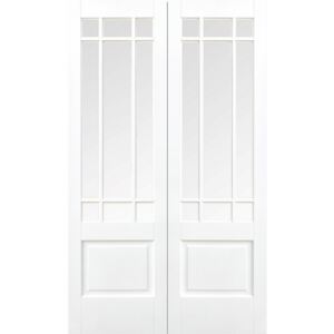 Downham Internal Glazed Primed White 9 Lite Pair Doors - 1067 x 1981mm