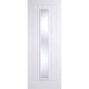 Mexicano - Glazed White Primed Internal Door - 1981 x 686 x 35mm
