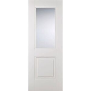 Arnhem Internal Glazed Primed White 1 Lite 1 Panel Door - 762 x 1981mm