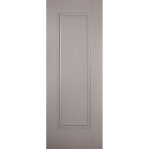 Eindhoven Internal Primed Silk Grey 1 Panel Door - 686 x 1981mm