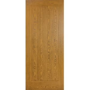Mexicano External Oak GRP Door - 813 x 2032mm