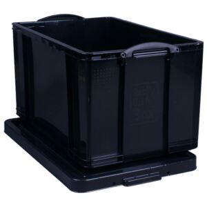 Really Useful Storage Box - Black - 84L