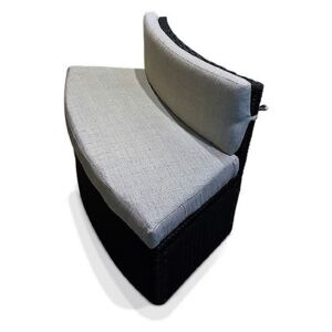 Canadian Spa Rattan Love Seat Sofa with Cushions