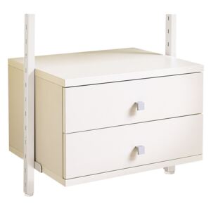 Aura Wardrobe Storage Small Drawer Kit (W)550mm White