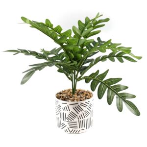 Artificial Plant with Abstract Pot