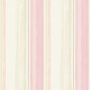 Grandeco Painterly Stripe Pink Wallpaper