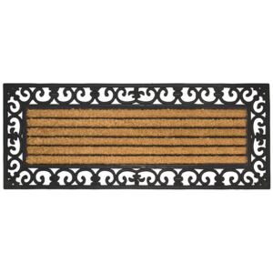 Wrought iron coir doormat