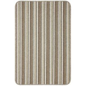 Java washable stripe mat -Cream