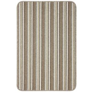Java washable stripe mat -Cream