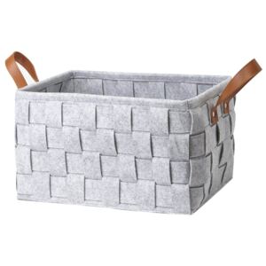 Small Felt Storage Basket - Grey