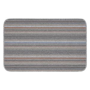 Striped washable indoor doormat