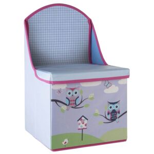 Kids Storage Box Seat Owl Design