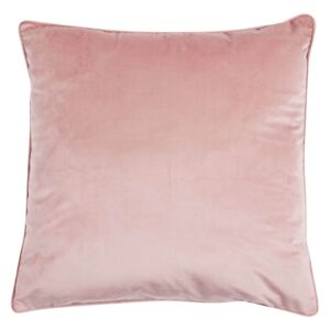 Large Plain Velvet Cushion - Blush