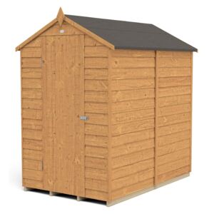 6x4ft Forest Overlap Dip Treated Apex Shed - No Window