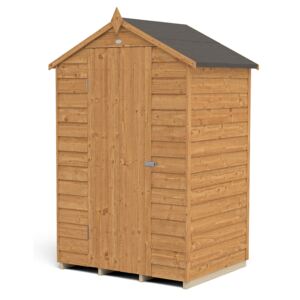 4x3ft Forest Overlap Dip Treated Apex Shed - No Window